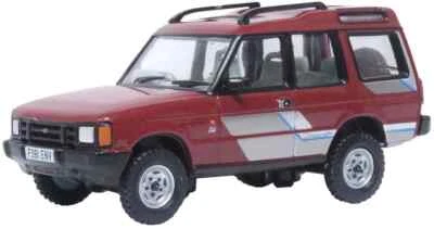 Land Rover Discovery 1 1/76 1989 3 Porte Rosso Foxfire - Oxford 76DS1001 - Immagine 1 di 4