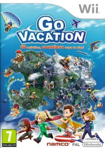Go Vacation Nintendo Wii PAL UK ACTIVITIES SPORTS Cheap - Image 1 of 4