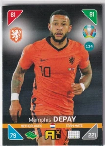 Panini Adrenalyn XL Euro EM 2020 2021 Kick Off Nr. 134 Memphis Depay - Bild 1 von 1