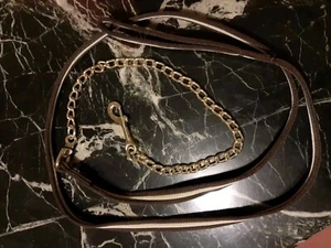 Pferde Fuehrkette in Gold Braun - Bild 1 von 1