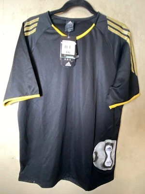 Camiseta deportiva azteca Adidas 2006 Copa Mundial de la FIFA Alemania negra amarilla talla 2XL nueva con etiquetas Foto 1 de 4