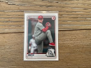 2020 Bowman Draft Baseball Levi Prater BD-125 St. Louis Cardinals