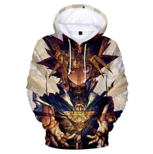 Cosplay Yu-Gi-Oh! Anime Kapuzen Sweatshirt Langarm T-Shirt Hoodie Pullover Pulli - Picture 1 of 3