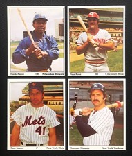 1975 SSPC Puzzle Back Complete Set (24) RARE! Aaron, Rose, Jackson, Munson... RH