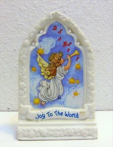 Precious Moments ""Joy To The World"" placa de cerámica Enesco 1997 - Imagen 1 de 4