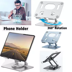 Cellphone Holder Tablet Desktop Stand Mount 360° Swivel Rotation For iPhone iPad - Picture 1 of 33