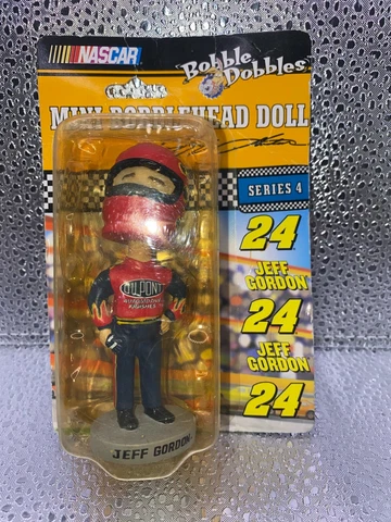 NASCAR JEFF GORDON BOBBLE DOBBLES MINI BOBBLE HEAD SERIES 4 2003 Cover