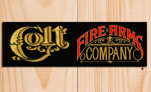 Colt Fire arms Company Wild West Western style metal plaques signs poster image - Picture 1 of 2
