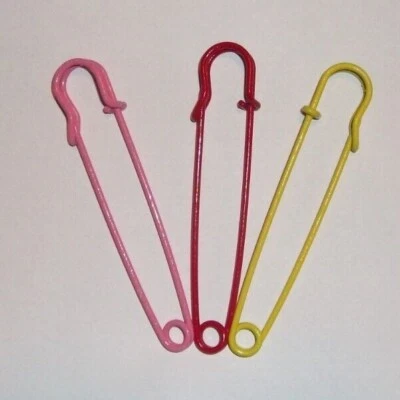 Kiltnadel 1 x grosse Sicherheitsnadel Schmucknadel Tuchnadel Kilt 10 cm Farbwahl - Bild 1 von 2