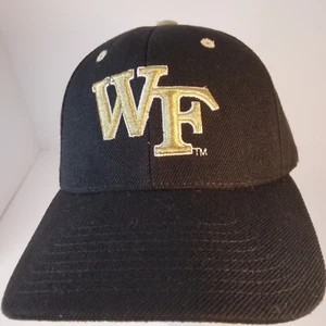 Wake Forest University Demon Deacons Hat Gold/Black Adjustable Strap back Cap - Picture 1 of 12