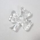 Waterford Crystal Shamrock Lucky Clover 3 Leaf Paperweight Clear 4" No Box