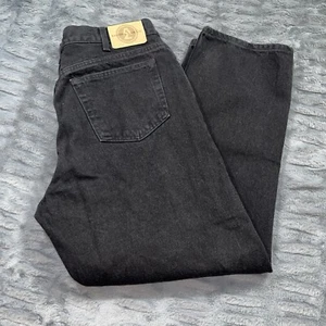Arizona Jeans 40x30 Black Relaxed Fit Baggy Grunge Denim VTG Y2K - Picture 1 of 15