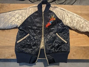 RMC JEANS Martin Ksoh YOROPIKO HUNGRY DRAGON REVERSIBLE DRAGON - LARGE - RARE - Picture 1 of 15