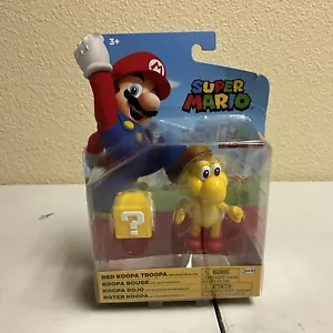 Figura de acción Jakks Mario Red Koopa Troopa 4" Trooper sin usar, en caja EE. UU. - Imagen 1 de 2