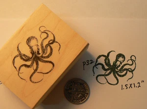 Estampilla de goma pulpo WM miniatura P23 - Imagen 1 de 2