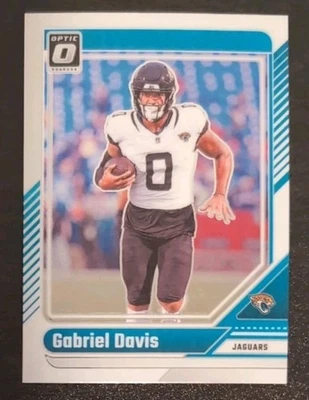 Gabriel Davis #91 2024 Panini Donruss Optic Football Base Card Jaguars - Image 1 of 3