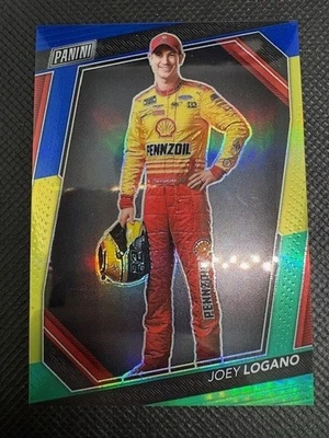 Joey Logano 2023 Panini National VIP Gold Pack Yellow Blue Green 19/25 Nascar - Image 1 of 2
