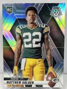 2025 Panini - Mosaic Football RC Matthew Golden Silver Prizm Variation Packers - Bild 1 von 2