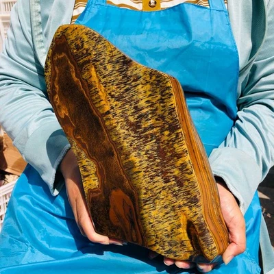 5610 g Raro Natural Hermoso Ojo de Tigre Mineral Cristal Espécimen Curación 2135 Foto 1 de 4