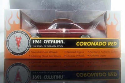 RC2 ERTL Pontiac 75th Anniversary 1961 Catalina Coronado Red 1:18 - Image 1 of 4