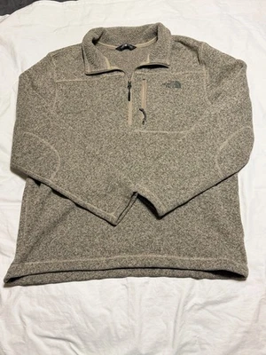 Suéter The North Face Para Hombres XLarge Gris Gordon Lyons Cuarto Cremallera Polar Pullover Foto 1 de 4
