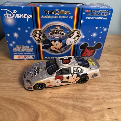 2004 DAYTONA 500 Disney MICKEY MOUSE Monte Carlo TEAM CALIBER 1:24  LE 1/504 - Image 1 of 4