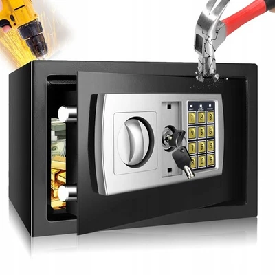 Tresor Safe Elektronischer Möbeltresor Wandtresor Geldschrank mit Zahlenschloss - Bild 1 von 4