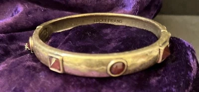 Pulsera de cadena de seguridad con bisagras de latón para mujer LUCKY BRAND Foto 1 de 4