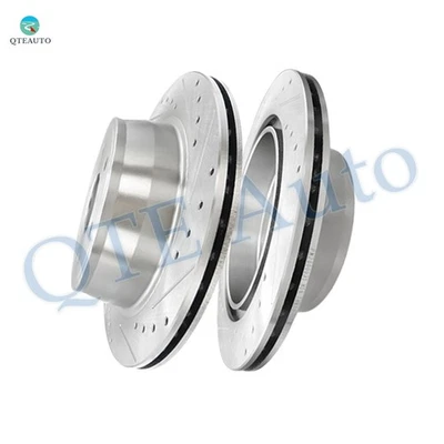 Rotores de freno de disco ranurados perforados traseros de 345 mm para Chevrolet Tahoe 2013-2020 Foto 1 de 4