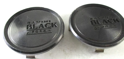 TAPA CENTRAL RUEDA SAVINI BLACK DI FORZA 3" GRIS NEGRUZCO* #C-SA02 (PARA 2 TAPAS) Foto 1 de 4