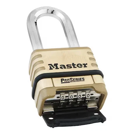 Candado combinado Master Lock 1175D, inferior, negro/plateado Foto 1 de 1