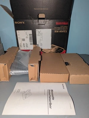Sony BM-850T2 MicroCassette Transcriber/Recorder NEW IN BOX  - Image 1 of 4