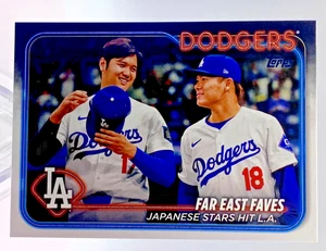 Aggiornamento Topps 2024 - Combos veterani Shohei Ohtani, Yoshinobu Yamamoto #US13 (RC) - Foto 1 di 2