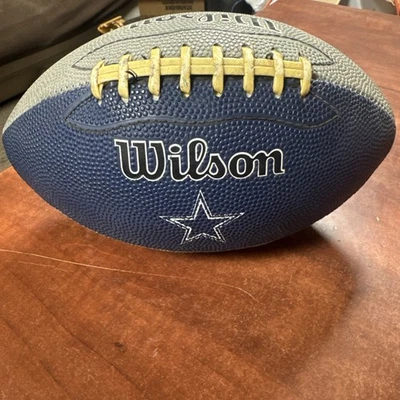 Vintage Dallas Cowboys NFL Wilson JR Team Logo Football 10” - Image 1 of 4