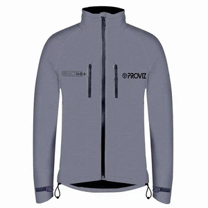 Proviz REFLECT360+ Men's Silver Reflective Waterproof Cycling Jacket with - Picture 1 of 2