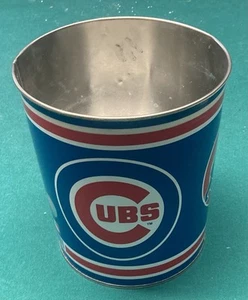 Chicago Cubs MLB Mini Trash Can by Wincraft Size 7x8in Color Blue GreatCondition - Picture 1 of 3