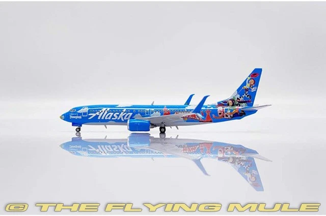 JC Wings 1:400 737-800 Alaska Airlines N537AS - Image 1 of 1
