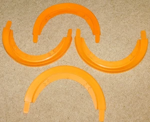 Vintage LOT OF 4 Hot Wheels Redline Hot Turn 180 Degree Curve Track Sections - Picture 1 of 4