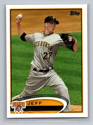 2012 Topps #71a Jeff Karstens Pittsburgh Pirates - Image 1 of 2