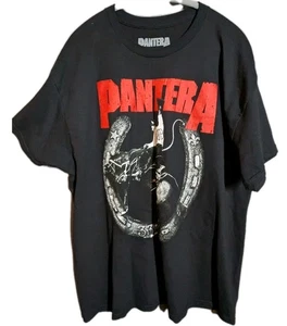 Pantera 2024 Tour T-Shirt Black XL Heavy Metal Band Tee Concert Merch Honduras - Picture 1 of 5