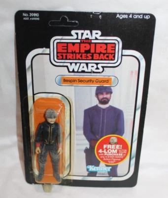 Kenner Star Wars ESB Bespin 1982 de colección blanco guardia de seguridad 47 trasero sin usar, en caja Foto 1 de 4