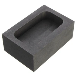 2Pc 150g Crucible Graphite Ingot Mold Mould Melting Casting Refining Gold Silver - Picture 1 of 6