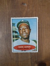 1971 Bazooka Unnumbered Hank Aaron Atlanta Braves Read