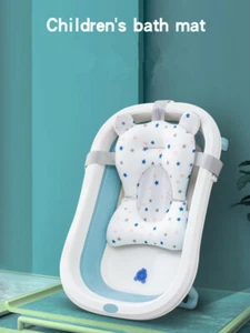 Faltbare Baby Badewanne Kissen Pad Duschmatte Duschunterlage Badkissen Badesitz - Bild 1 von 10