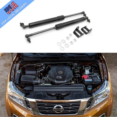 2Pcs Front Hood Gas Shock Struts Lift Support For Nissan Navara NP300 2005-2018 Foto 1 de 4