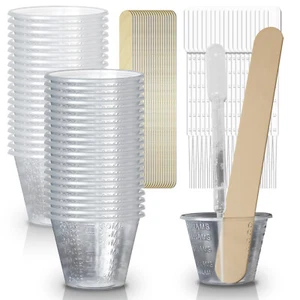 Kit de transferencia de mezcla de aceites fluidos de pintura RE-GEN 30 ml de 50 piezas + pipeta de espátula - Imagen 1 de 1