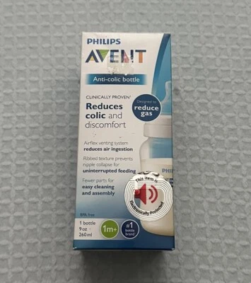 Philips AVENT Baby 9 oz. Botella anticólicos nueva Foto 1 de 4