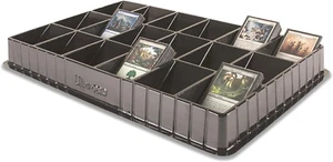 Trading Card Sorting & Dealer Tray (18 Slot), Black - Picture 1 of 2