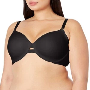 Women's No Side Effects Underarm-Smoothing Comfort Underwire Lightly Lined T-... - Picture 1 of 9