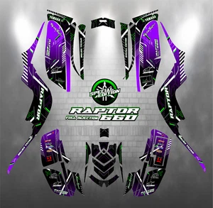 Yamaha Raptor 660-660R 2001-2005 Kit Gráficos Completo Calcomanías Stikers - Imagen 1 de 4